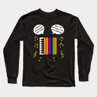 Funny accordion instrument Long Sleeve T-Shirt